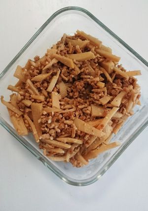 ごま油がおいしい！タケノコ味噌炒め-レシピのメイン写真