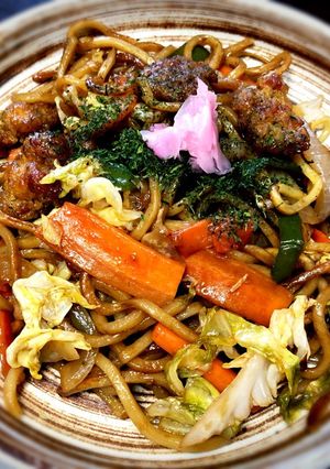 から揚げ焼きそば-レシピのメイン写真