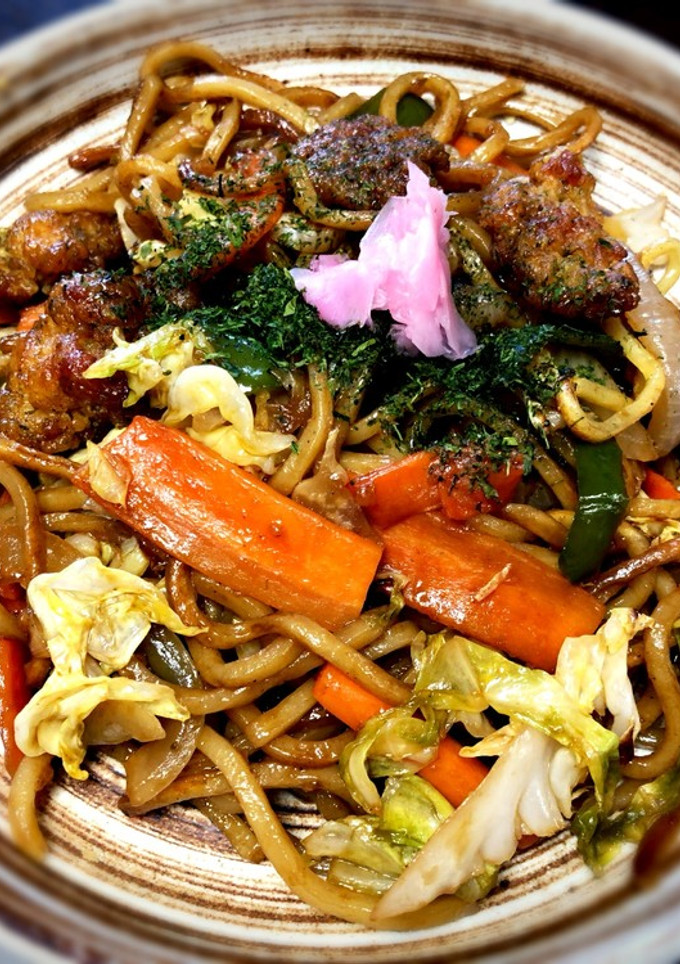 から揚げ焼きそば-レシピのメイン写真