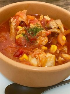 鶏もも肉のトマト煮込み-レシピのメイン写真
