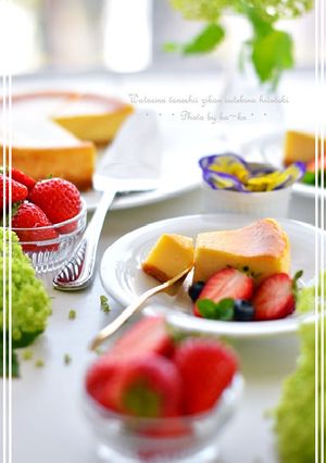 ベイクドチーズケーキ-レシピのメイン写真