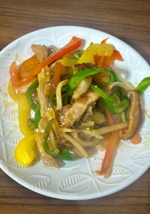 彩り野菜の青椒肉絲-レシピのメイン写真