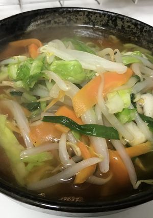 野菜たっぷり辛ラーメン-レシピのメイン写真