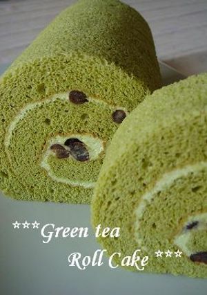抹茶ロールケーキ-レシピのメイン写真
