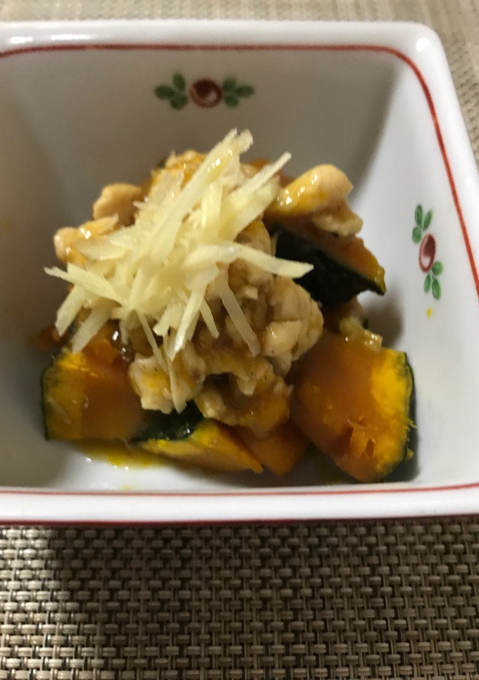 かぼちゃのそぼろ煮-レシピのメイン写真
