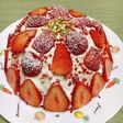 市販スイスロールで♪簡単ドームケーキ♡