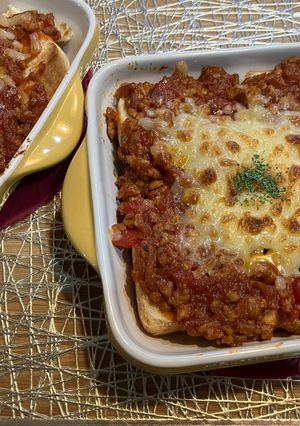 とろーりチーズのミートトマトパングラタン-レシピのメイン写真