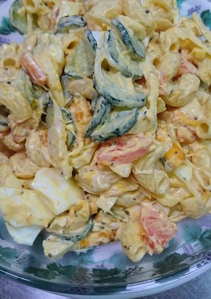 ハムなし・残り野菜でマカロニサラダ-レシピのメイン写真