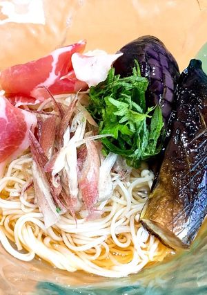 ダイエットに☆生ハムのイタリアンそうめん-レシピのメイン写真
