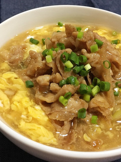 甘辛豚のせ♡あんかけうどん-レシピのメイン写真