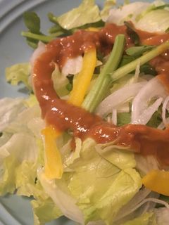 ぽん酢ピーナツバタードレッシング-レシピのメイン写真