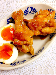 手羽元とゆで卵の*バター醤油煮*-レシピのメイン写真
