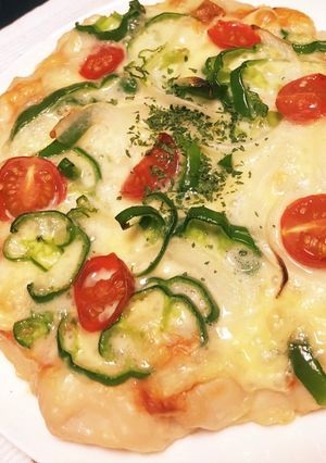 低糖質★鶏ひき肉の簡単ピザ-レシピのメイン写真