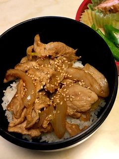 簡単べんとう 焼肉丼-レシピのメイン写真