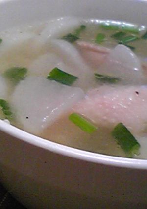 大根とお肉の食べるスープ♪-レシピのメイン写真