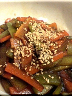 エコ料理!?ブロッコリーの茎のきんぴら-レシピのメイン写真
