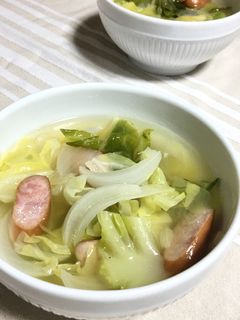 春の味覚★春キャベと新玉葱の食べるスープ-レシピのメイン写真