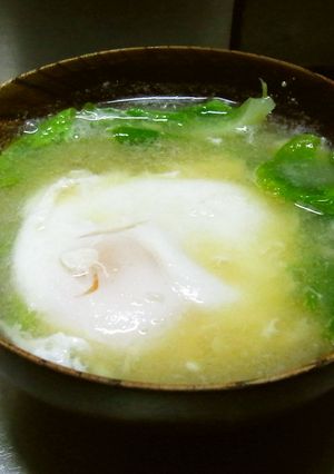 春キャベツと卵のお味噌汁☆-レシピのメイン写真