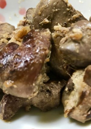 ☆砂糖不要☆鶏肝しょうが焼き-レシピのメイン写真