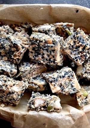 【糖質制限】きな粉ナッツ生チョコ風-レシピのメイン写真