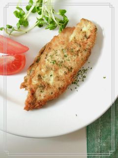 鶏ささみの青のりチーズピカタ-レシピのメイン写真