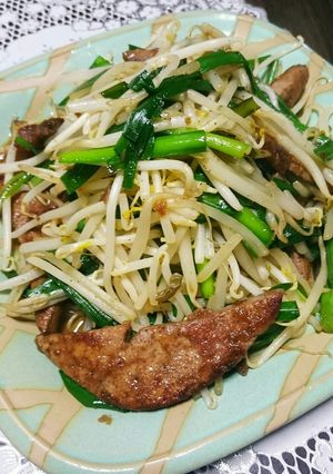 レバニラ炒め～(o^O^o)♪-レシピのメイン写真