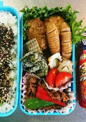 中学生男子♂お弁当⑮-レシピのメイン写真