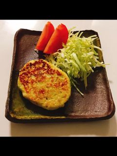 低脂質 ♬ ササミとキャベツハンバーグ-レシピのメイン写真