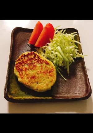 低脂質 ♬ ササミとキャベツハンバーグ-レシピのメイン写真