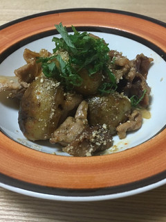 新じゃがでこってり煮物。-レシピのメイン写真
