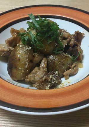 新じゃがでこってり煮物。-レシピのメイン写真