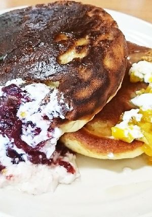 鉄分たっぷりのホットケーキ-レシピのメイン写真