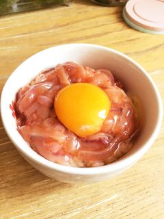 ♡イカの塩辛で卵がけご飯♡-レシピのメイン写真