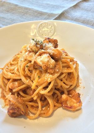 シチリア風☆絶品濃厚アーモンドパスタ-レシピのメイン写真