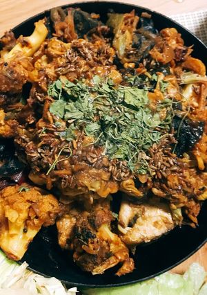 中華xインド！木耳と鯖缶のスパイスカレー-レシピのメイン写真