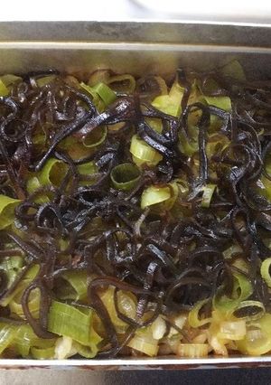 長ネギと塩昆布の炊き込みご飯-レシピのメイン写真
