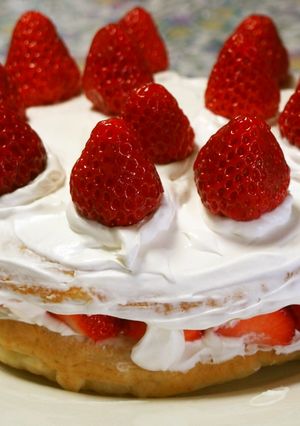 卵・乳を使わない☆超ふわふわケーキ☆-レシピのメイン写真