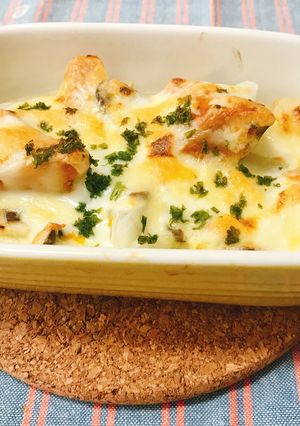 レンジで簡単★新たまねぎのグラタン-レシピのメイン写真