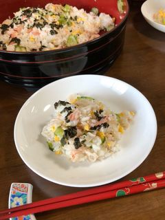 簡単サラダ寿司-レシピのメイン写真