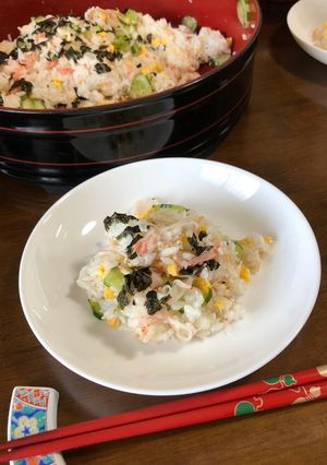 簡単サラダ寿司-レシピのメイン写真