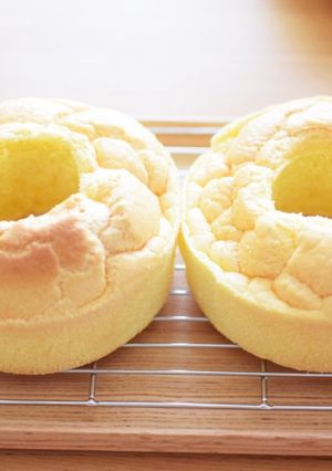 わんこシフォンケーキ-レシピのメイン写真