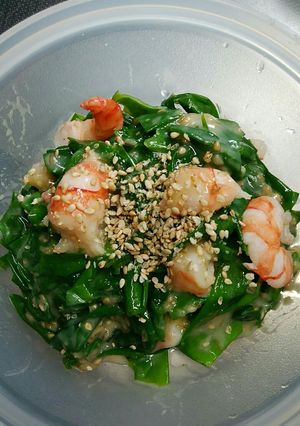 ねぎとエビの酢味噌和え(ぬた)-レシピのメイン写真