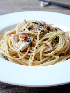 〜ごま油香る〜梅しそエリンギパスタ-レシピのメイン写真