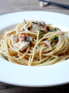 〜ごま油香る〜梅しそエリンギパスタ-レシピのメイン写真