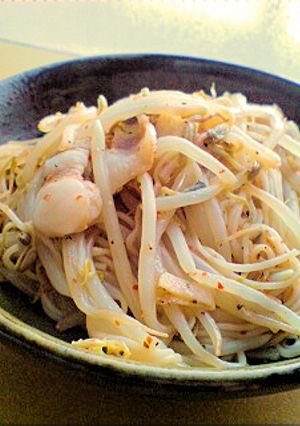 ねぎと生姜が香ばしい♪素麺チャンプルー-レシピのメイン写真