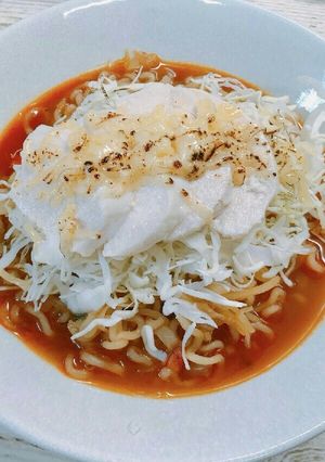 　辛ラーメンdeチーズタッカルビ風-レシピのメイン写真