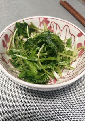 水菜の塩もみ-レシピのメイン写真