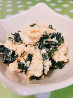 *茹で卵とわかめのマヨ和え*-レシピのメイン写真