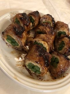 かさまし肉巻きインゲン-レシピのメイン写真