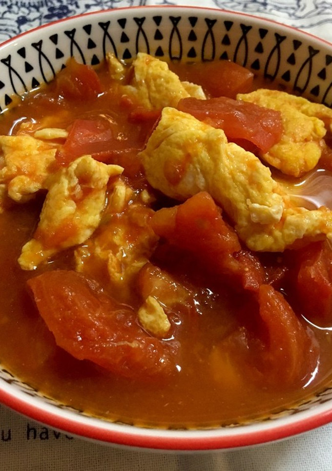 簡単10分 ご飯によく合う♡トマト卵炒め-レシピのメイン写真
